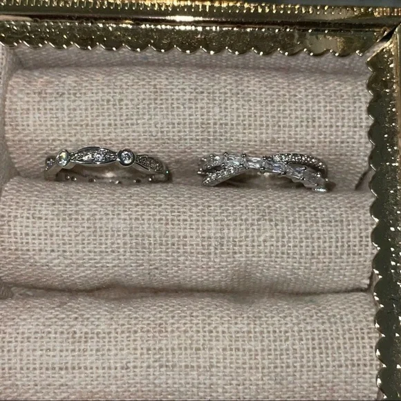 3/$45 Rhinestone rings - Picture 3 of 3